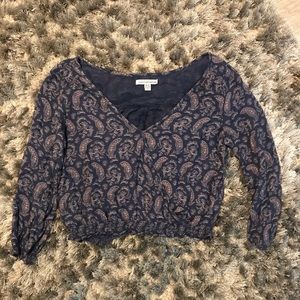 Navy blue Blouse from American Eagle!